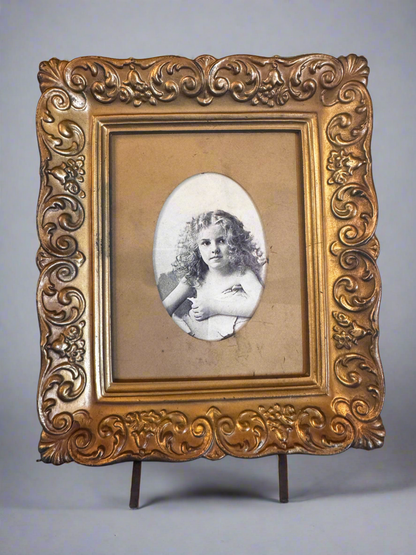 Vtg Edwardian Child Print csbh