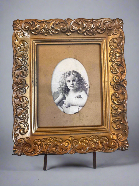 Vtg Edwardian Child Print csbh