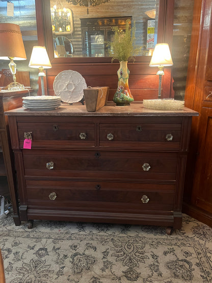 Victorian Marble Top Dresser