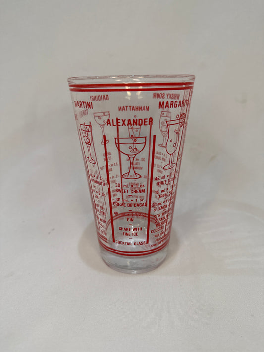 Vtg Libbey Cocktail Mixing Glass