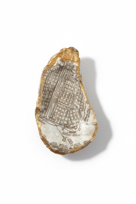 Algier Point Map Oyster Shell CSBH