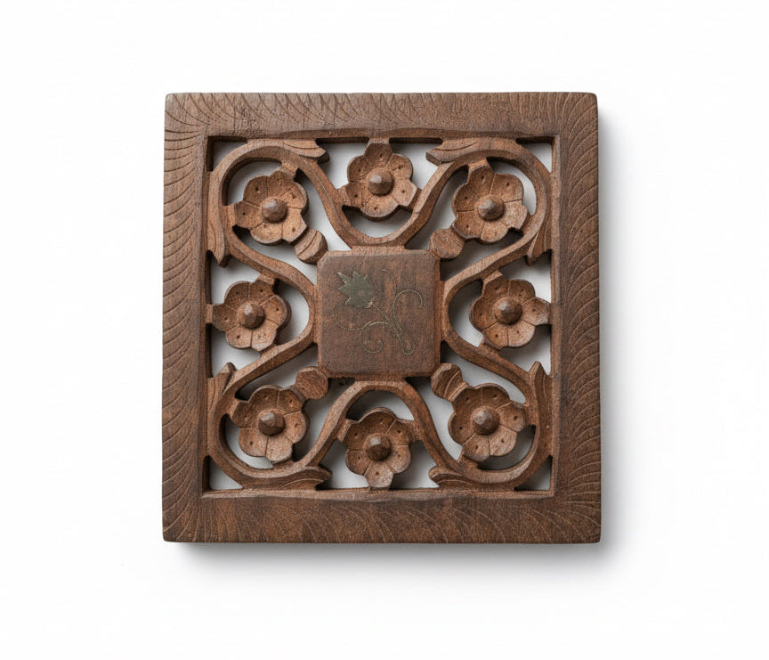 Hand-Carved Trivet CSBH