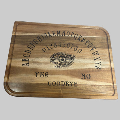 Ouija Cheese Board