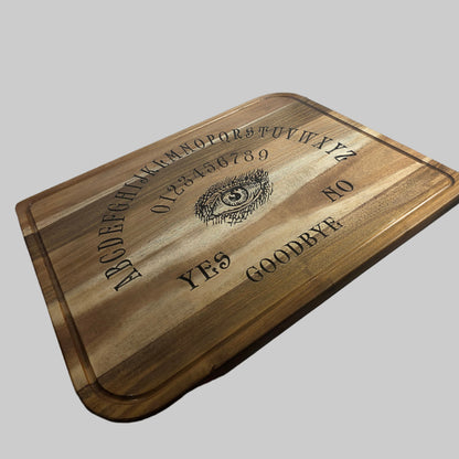 Ouija Cheese Board