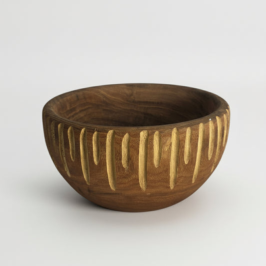Vtg. Wooden Bowl