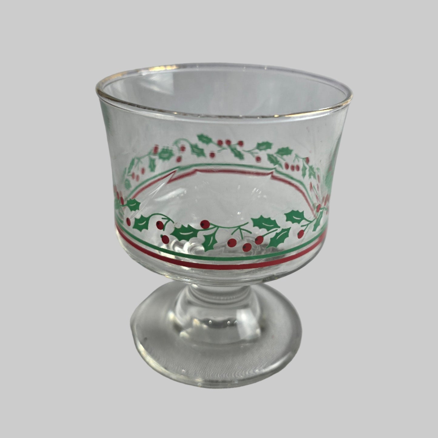 Vtg. Holiday Glass