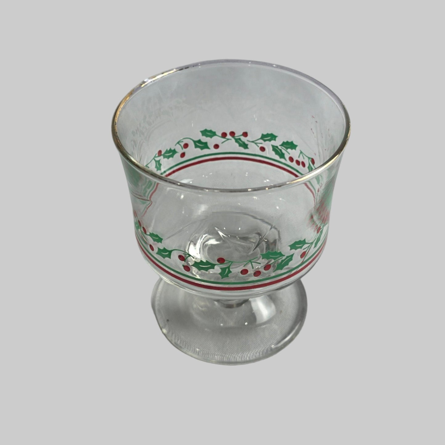 Vtg. Holiday Glass