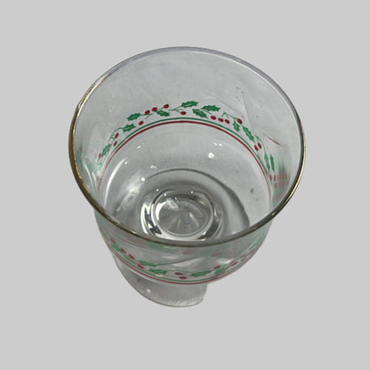 Vtg. Holiday Glass