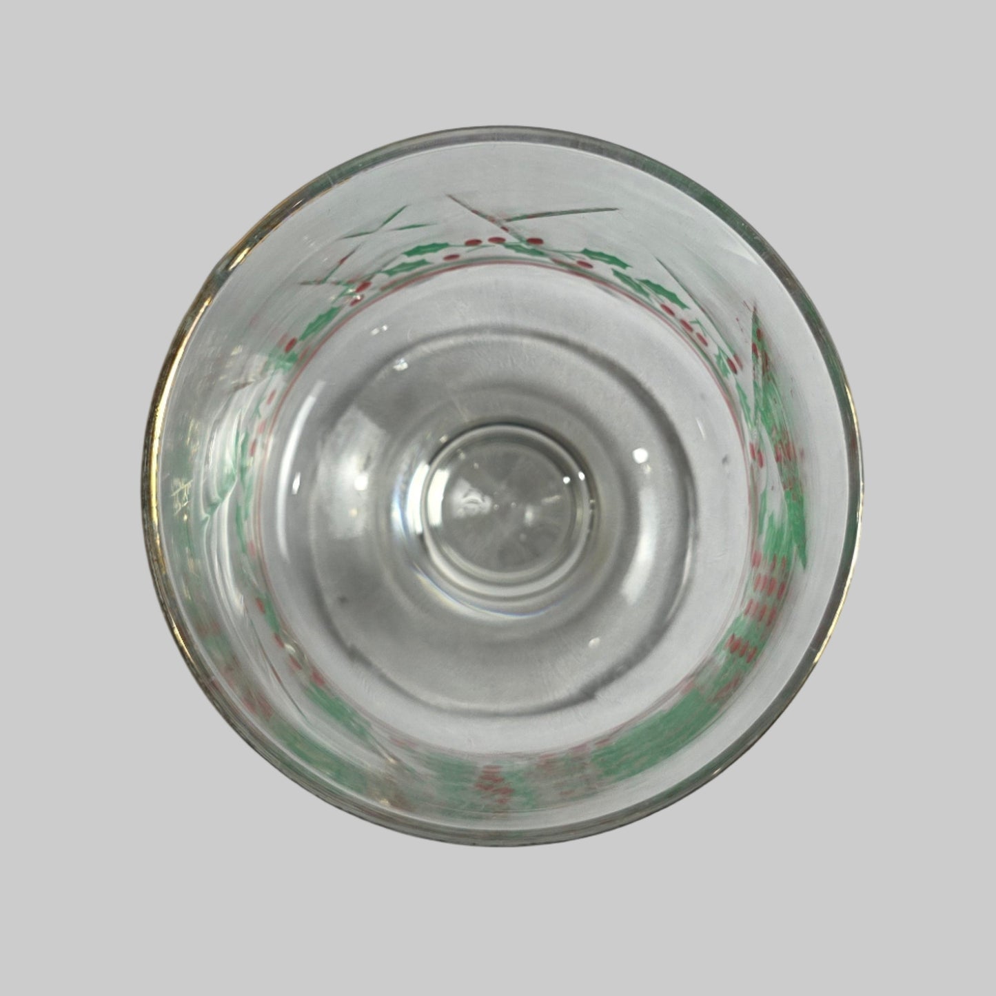 Vtg. Holiday Glass