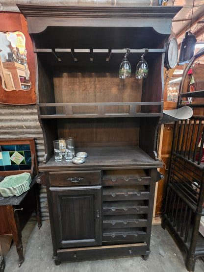 Vtg. Liquor Cabinet CS