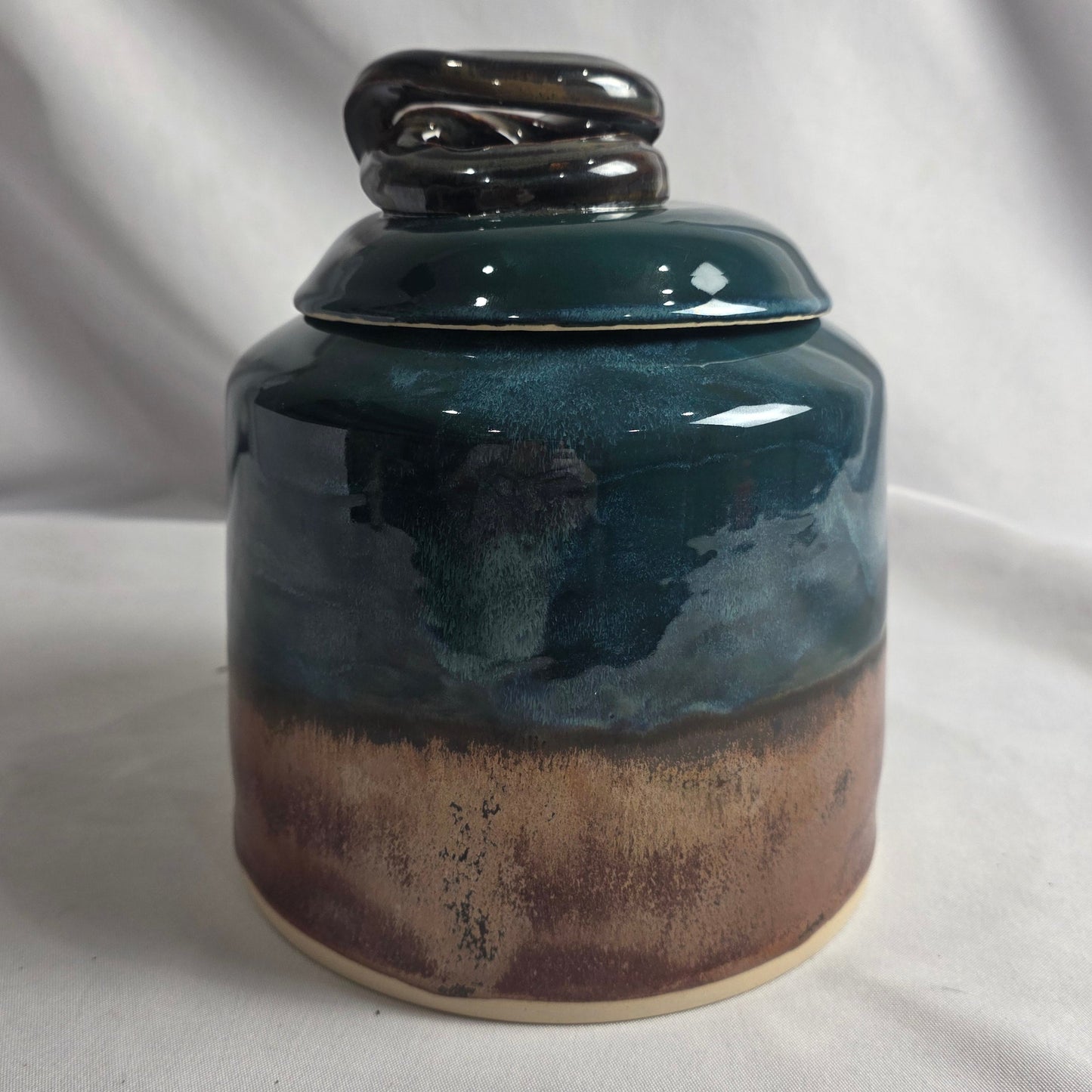 Teal/Brown Jar - CSMJ