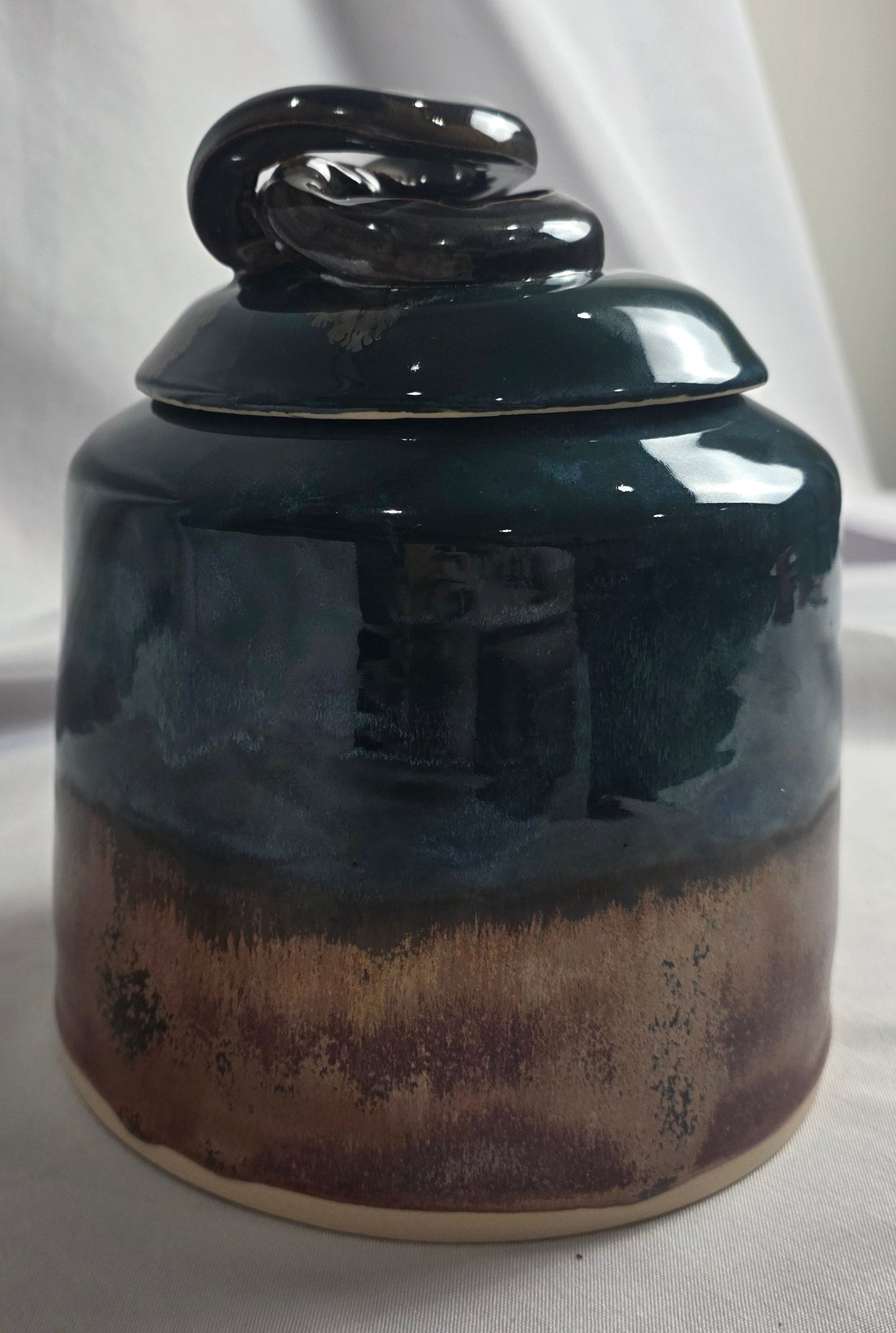 Teal/Brown Jar - CSMJ