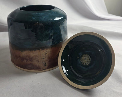Teal/Brown Jar - CSMJ