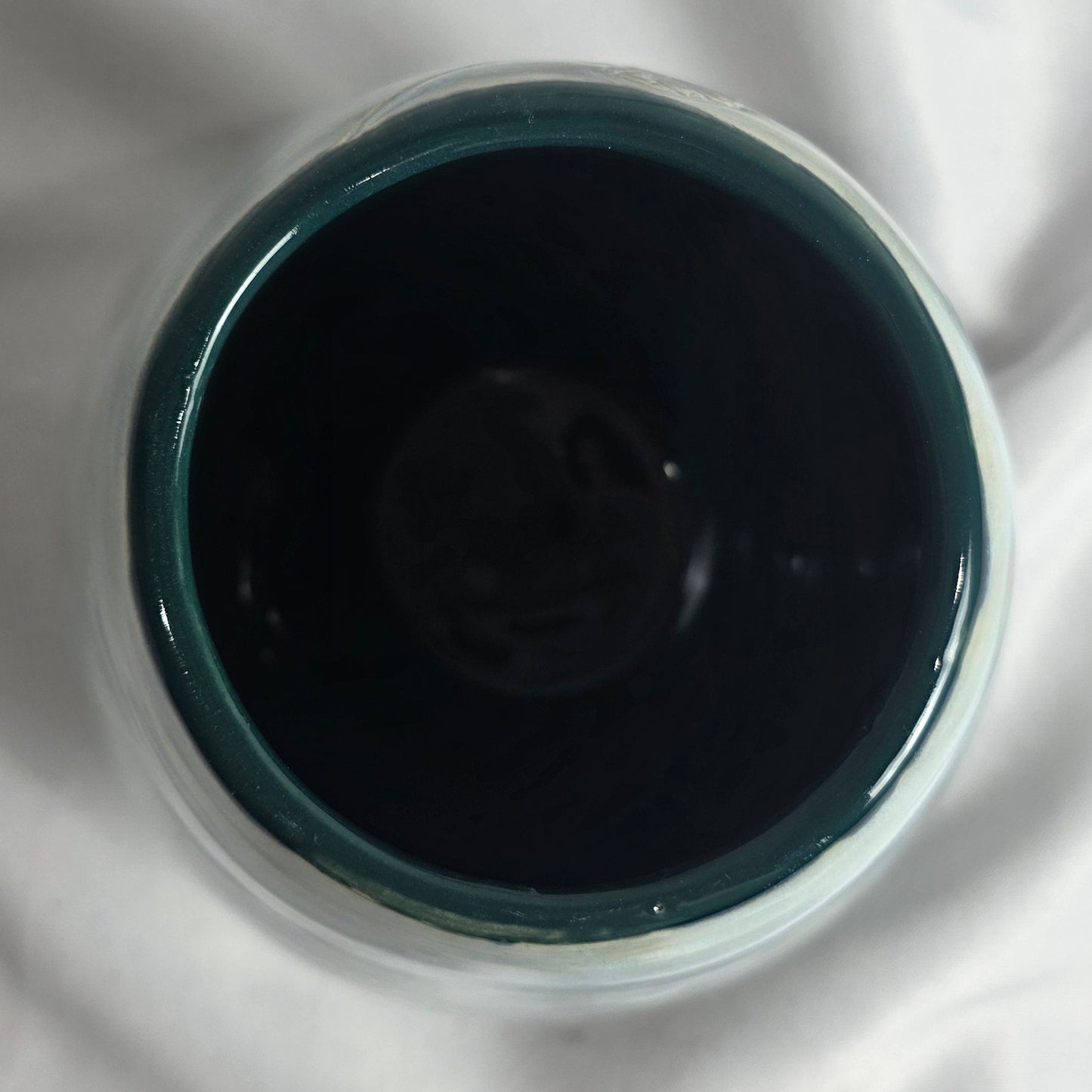 Lt. Blue Flower Jar - CSMJ