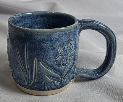 M Blue Floral Mug - CSMJ