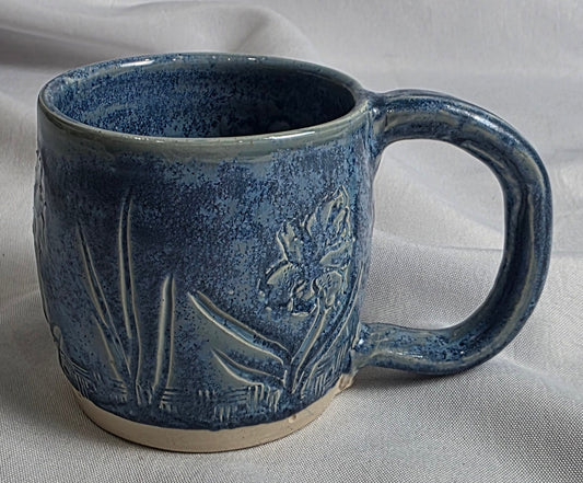 M Blue Floral Mug - CSMJ