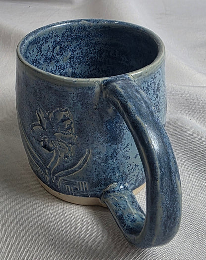M Blue Floral Mug - CSMJ