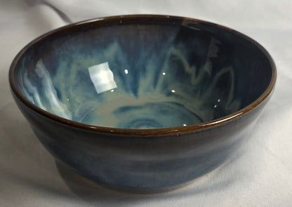 Brown/Blue Swirl Bowl - CSMJ