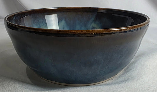 Brown/Blue Swirl Bowl - CSMJ