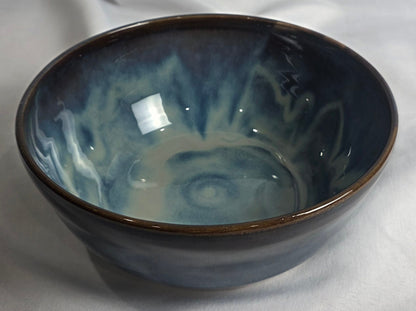Brown/Blue Swirl Bowl - CSMJ