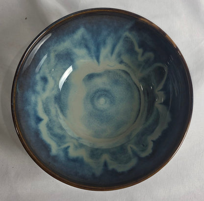 Brown/Blue Swirl Bowl - CSMJ