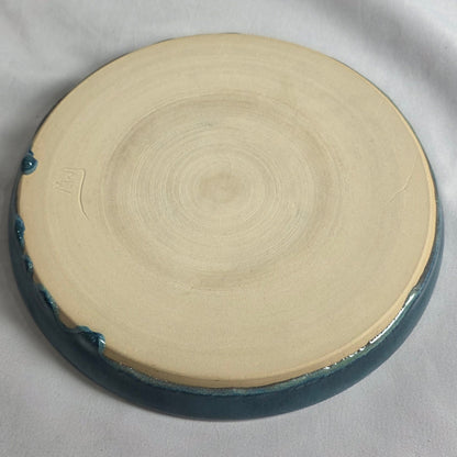Teal Swirl Plate - CSMJ