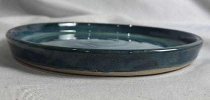 Teal Swirl Plate - CSMJ