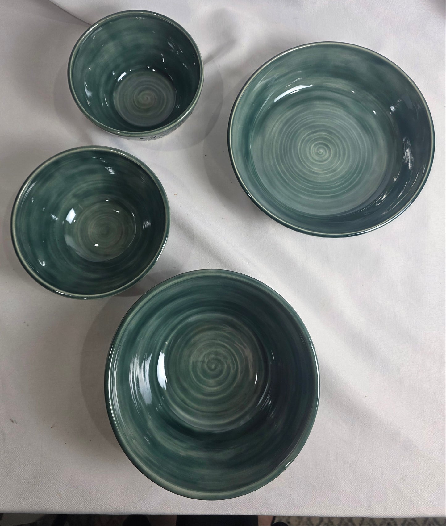 Teal Serving Set (2) - CSMJ
