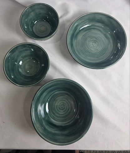 Teal Serving Set (2) - CSMJ