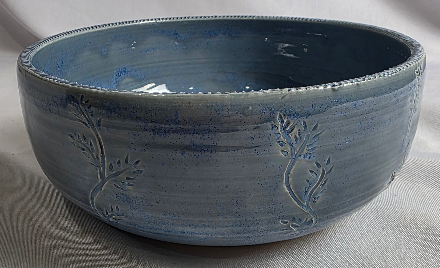 Blue Bowl w/ Vines - CSMJ