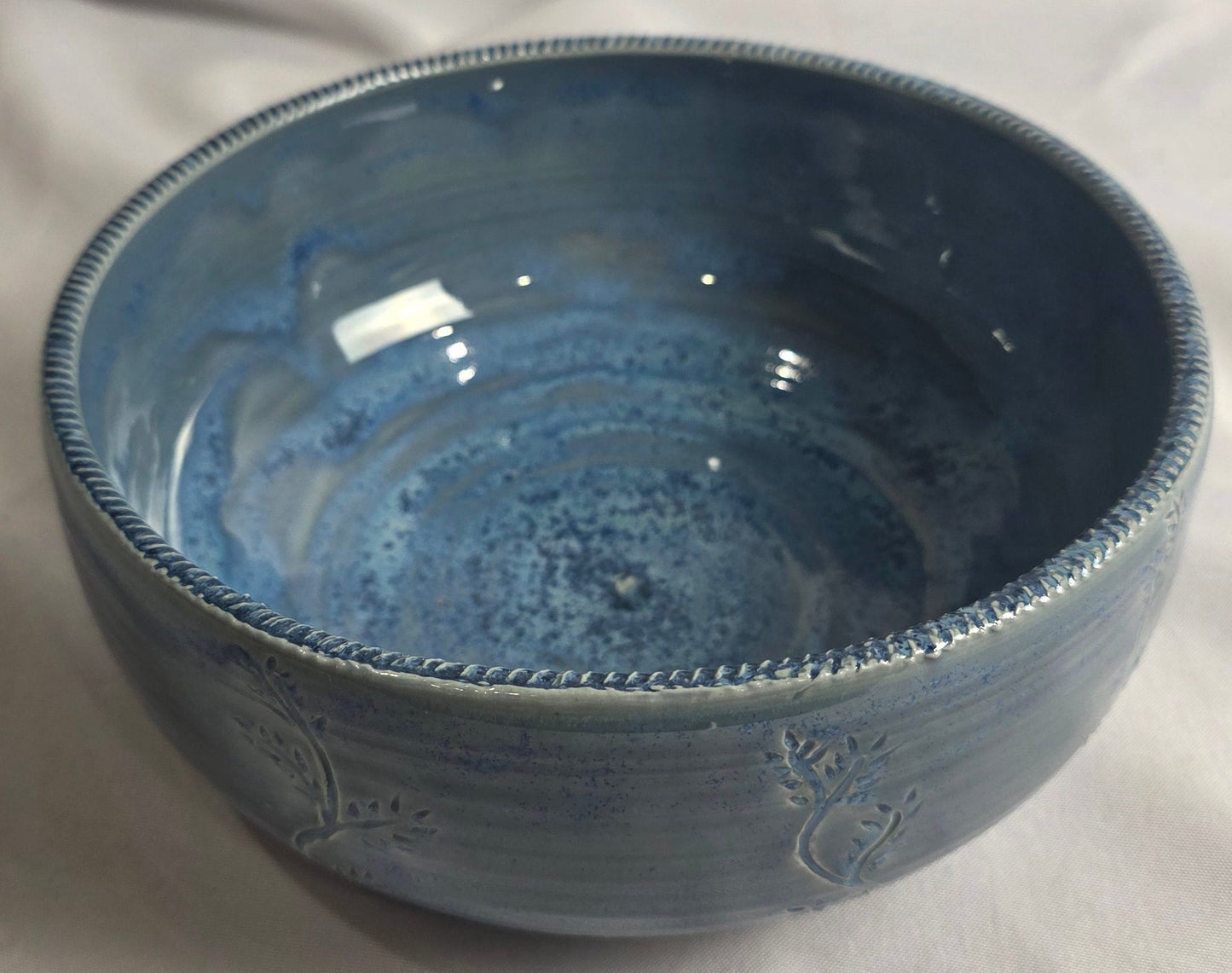 Blue Bowl w/ Vines - CSMJ