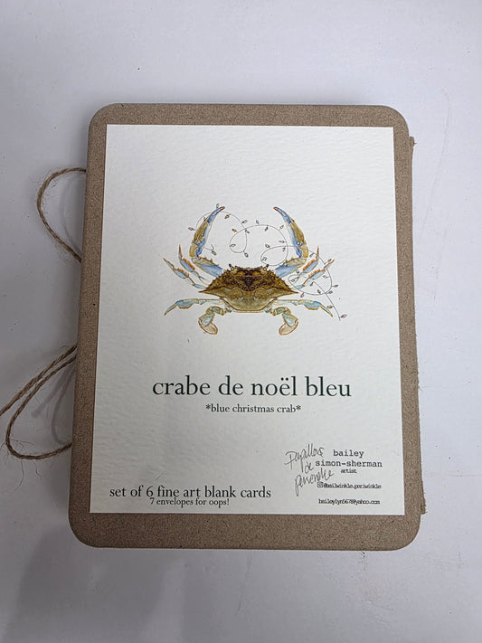 crabe de noel bleu - baily simon-sherman