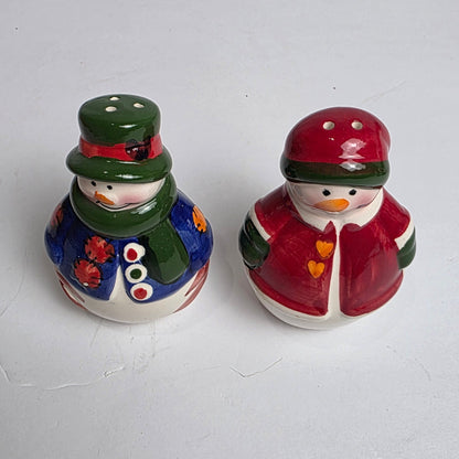 Vtg. Snowman S&P Shakers