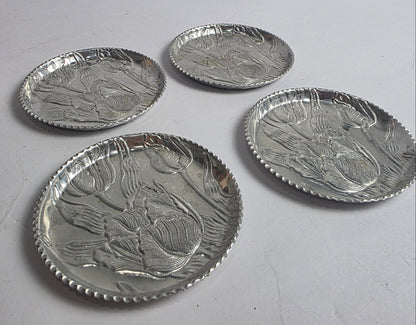 Vtg. Tulip Coaster Set (4) - CSAEH