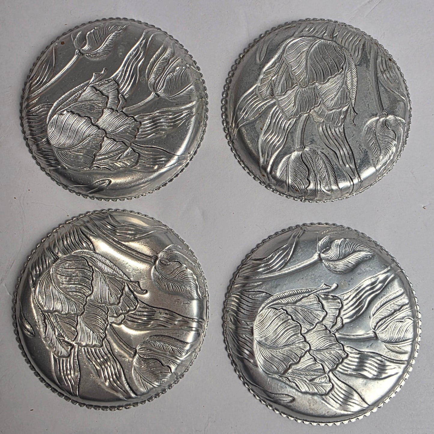 Vtg. Tulip Coaster Set (4) - CSAEH
