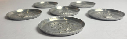 Vtg. Rose Coaster Set (6) - CSAEH