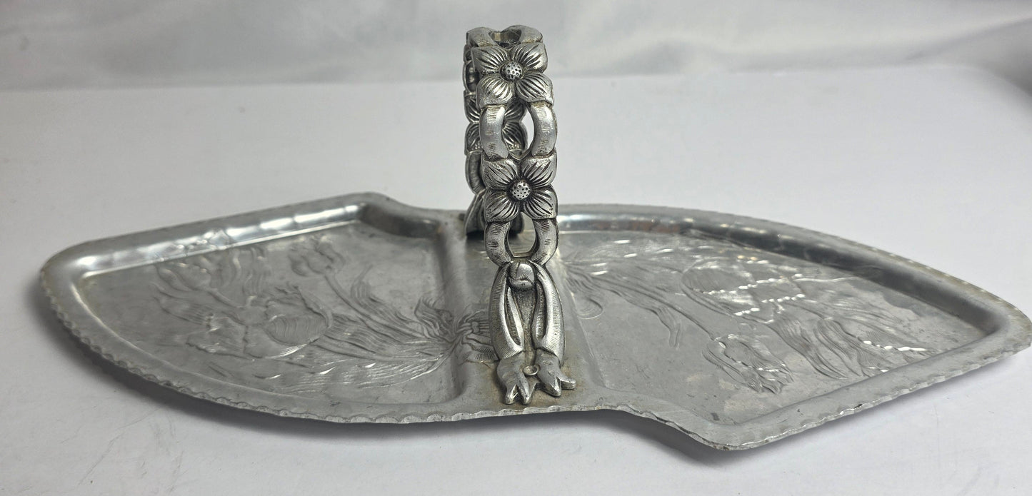 Vtg. Pewter Tray - CSAEH