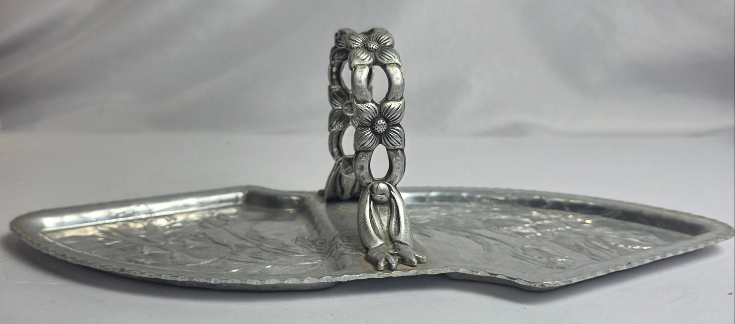 Vtg. Pewter Tray - CSAEH