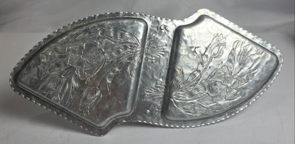 Vtg. Pewter Tray - CSAEH