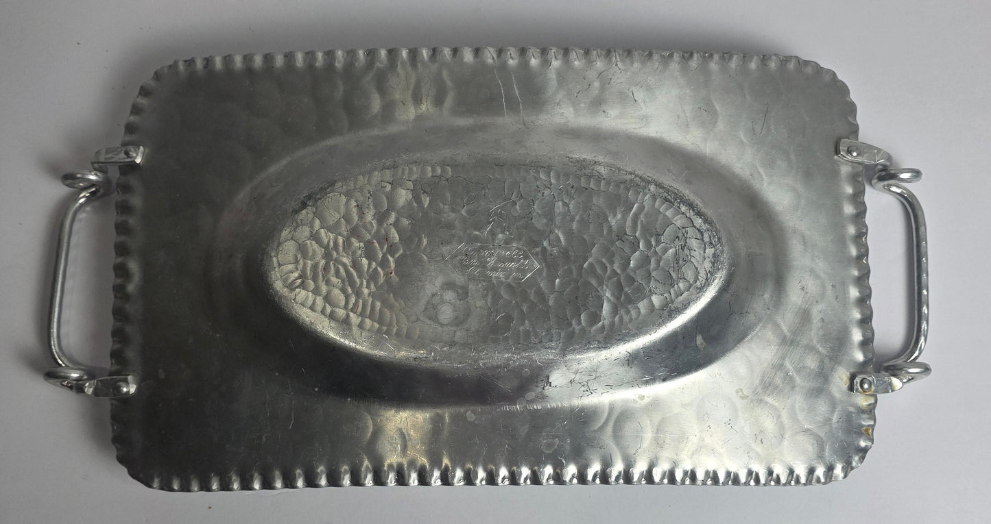 Vtg. Alum. Tray - CSAEH