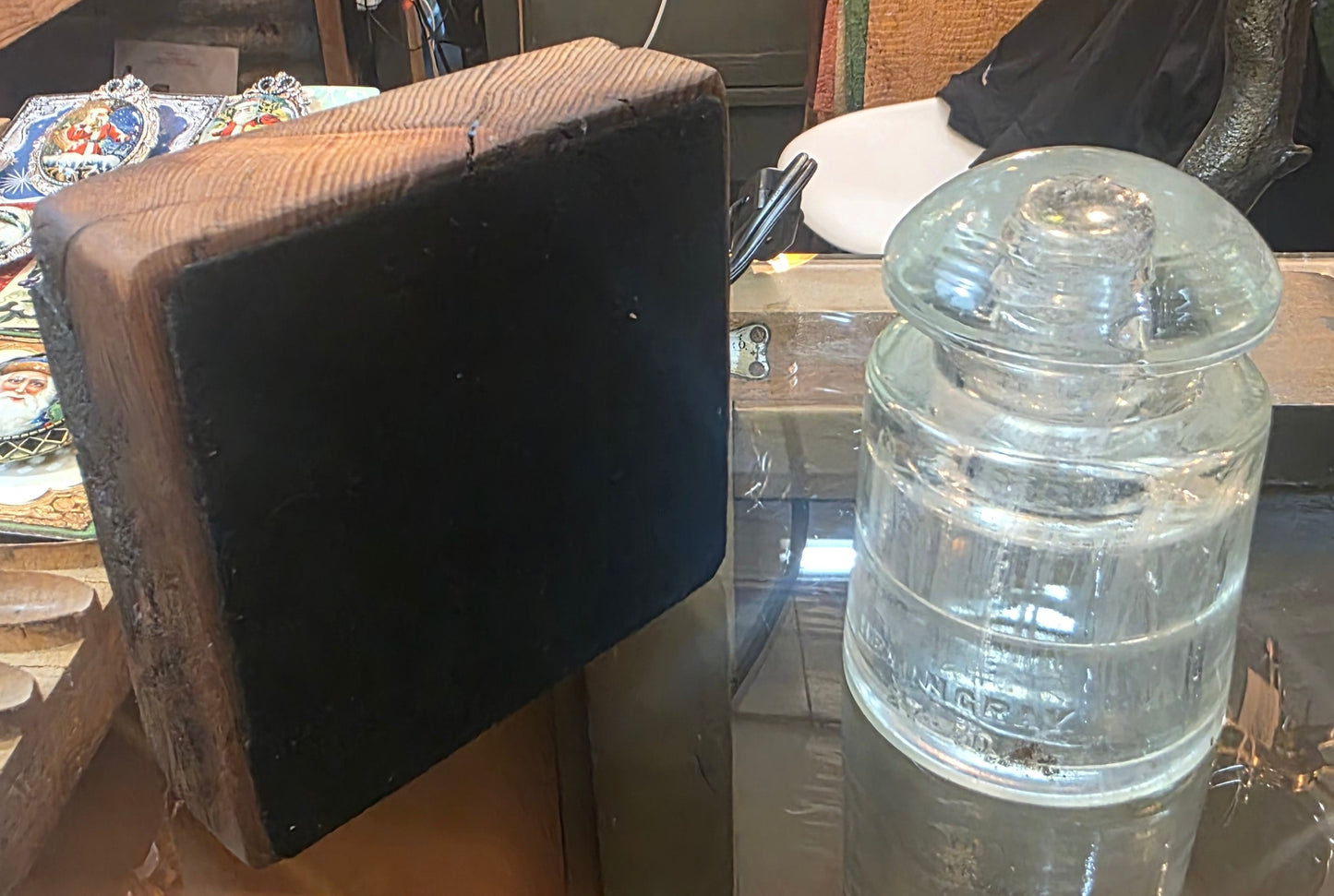 Vtg. Hemingray Insulator Lamp