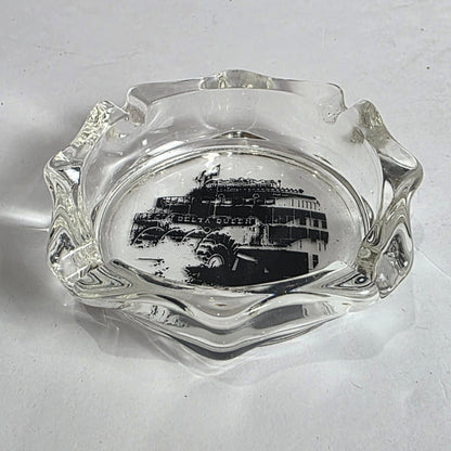 Vtg. Delta Queen Ashtray