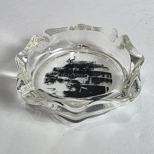 Vtg. Delta Queen Ashtray