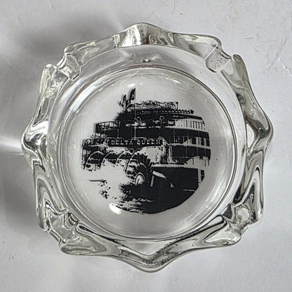 Vtg. Delta Queen Ashtray