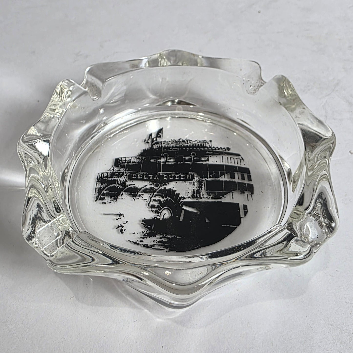 Vtg. Delta Queen Ashtray
