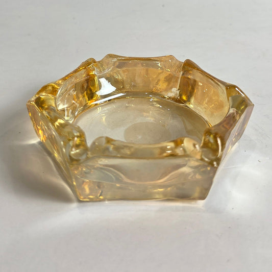 Vtg. Carnival Glass Ashtray