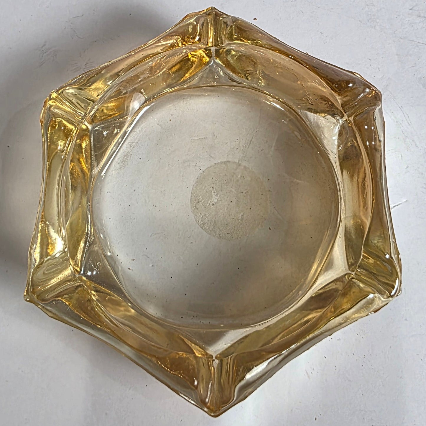 Vtg. Carnival Glass Ashtray