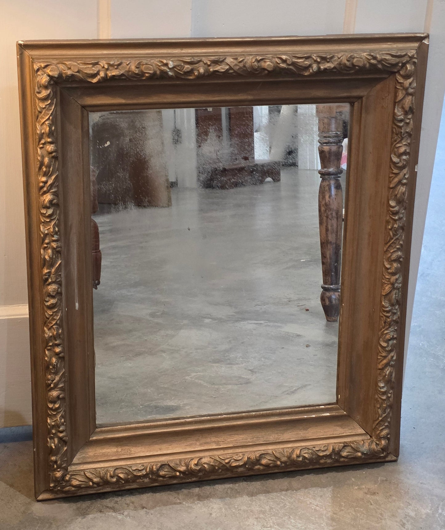 Vtg. Gold Gilt Mirror