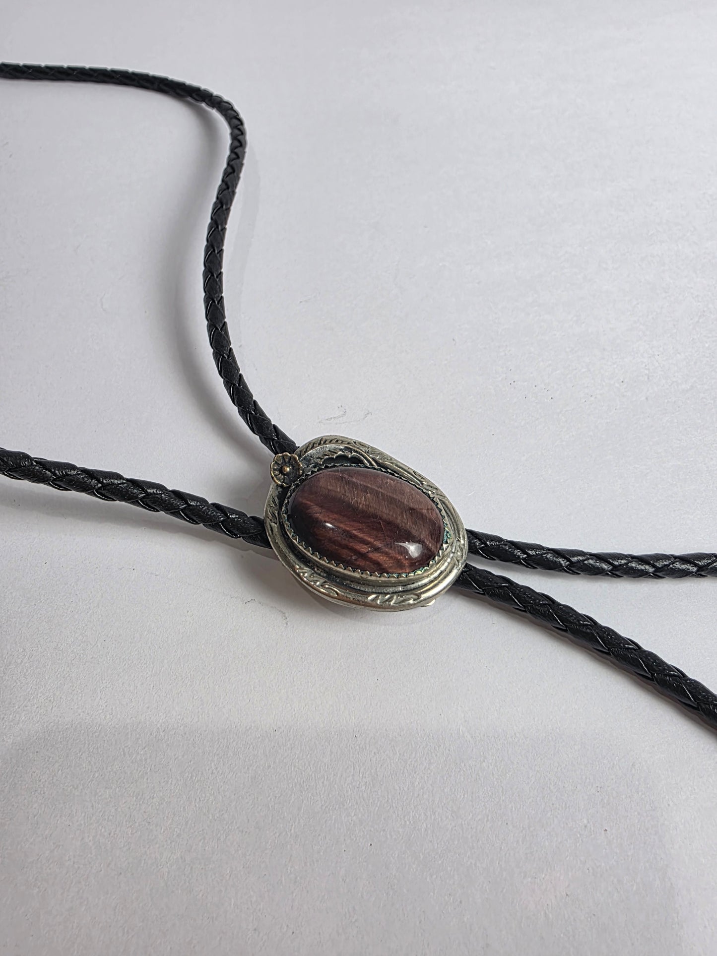 Vtg. Tiger Eye Bolo - CSAEH
