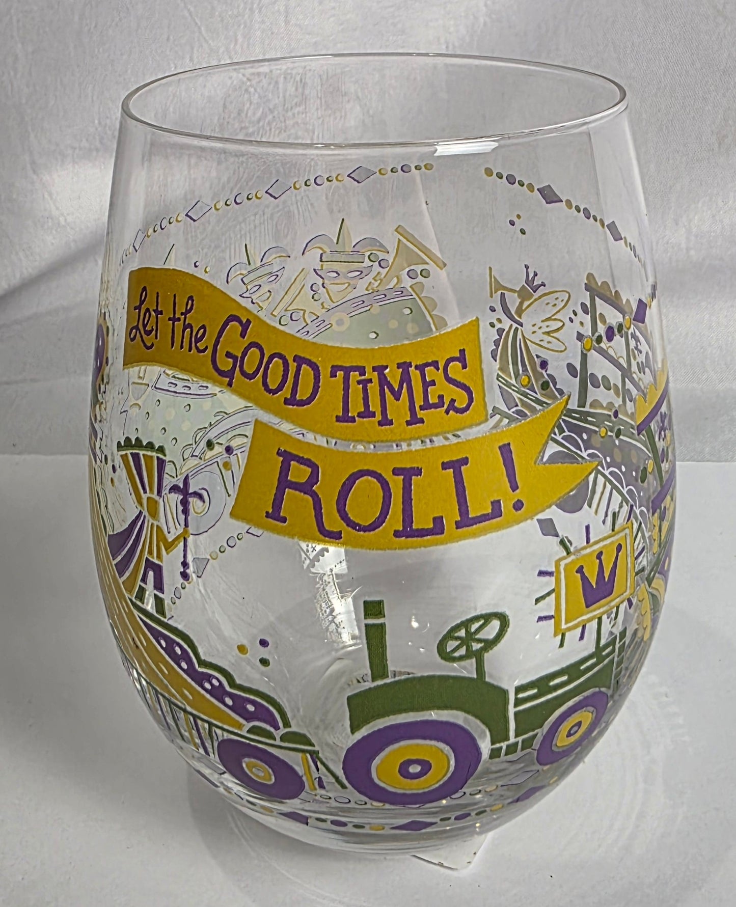 Wine Glass - Let the Good Times Roll MG